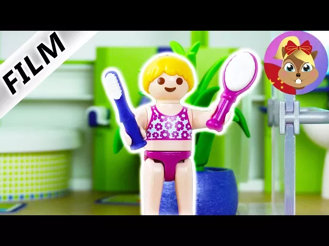 摩比游戏 playmobil 可爱的汉娜上学的早上行程计划